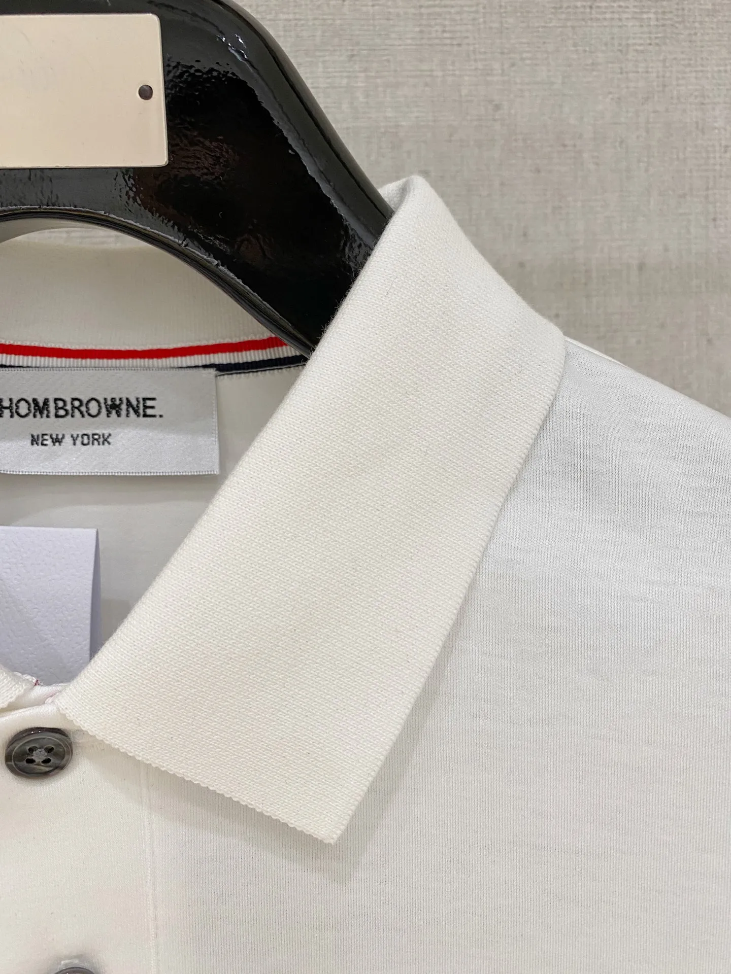 Thom Browne # New Arrival POLO ！ Quality # Breathable Versatile ！ ：Dark Blue White Size：M-XXXL